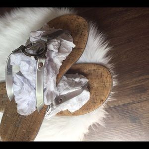 Michael Kor gray jelly sandals size 11M